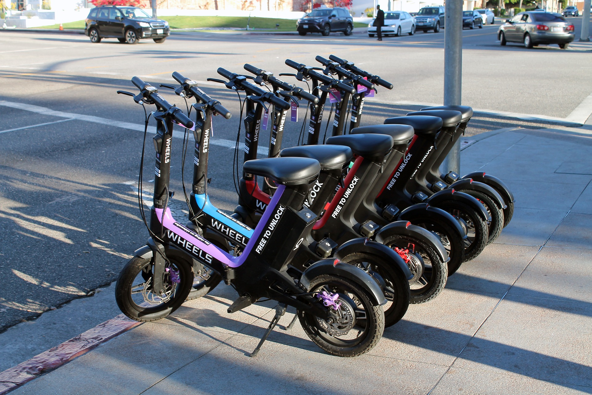 E-scooters with a seat